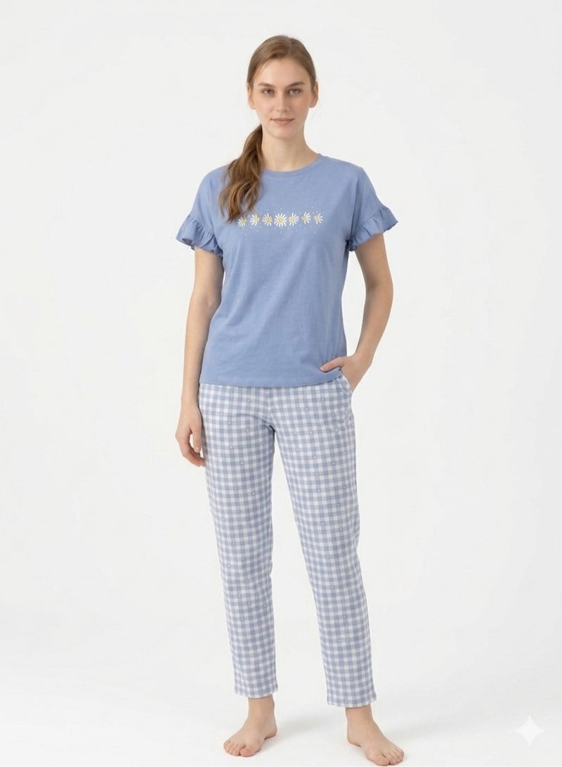KITTY Women Cotton Summer Pajama - Image 1