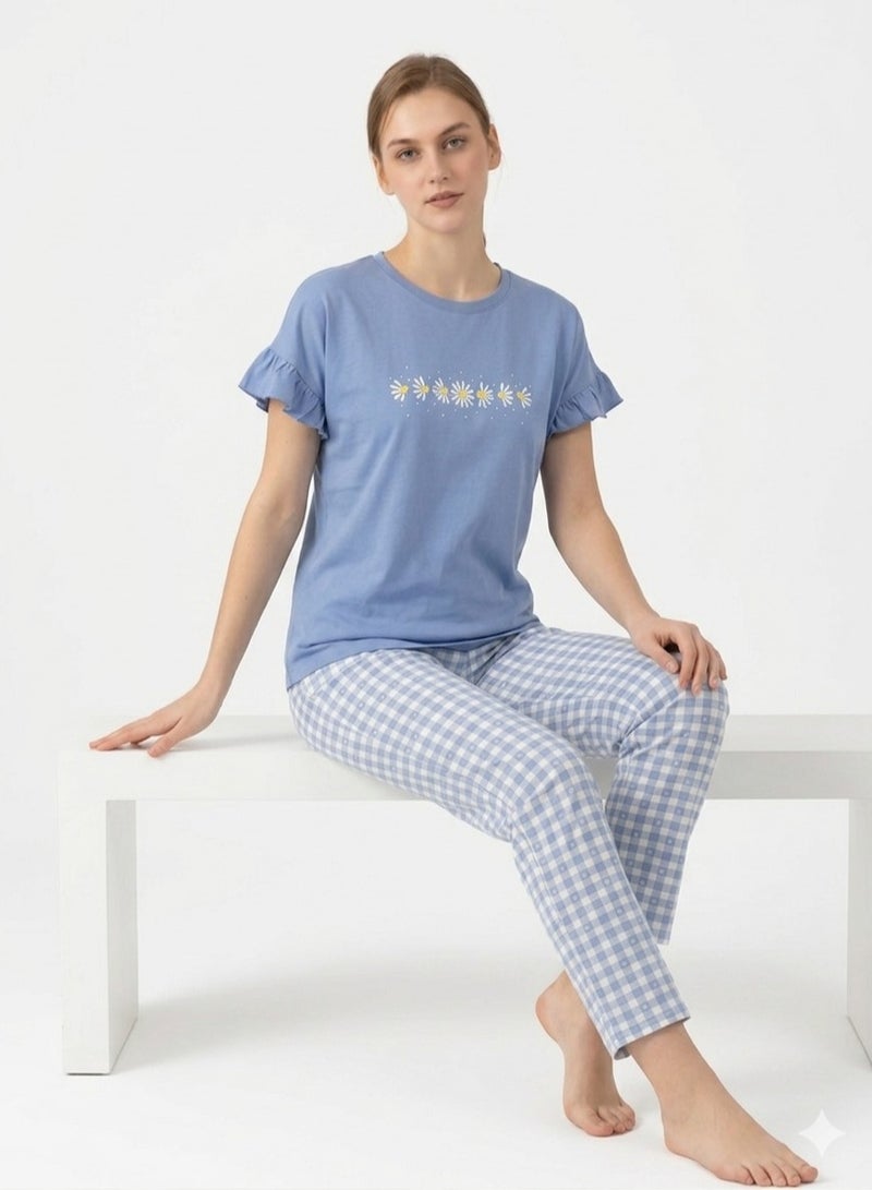 KITTY Women Cotton Summer Pajama - Image 2