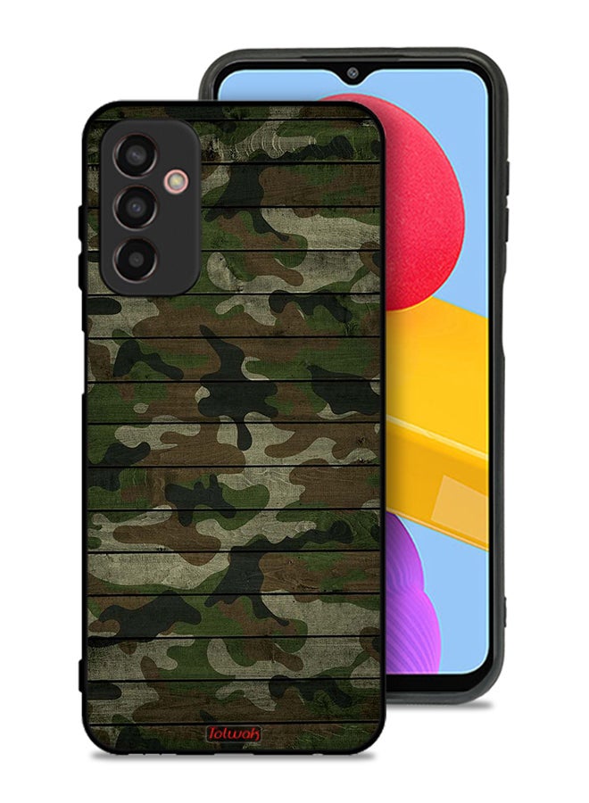 Tolwak Samsung Galaxy F13 Protective Case Cover Camouflage Wooden Pattern - Image 1