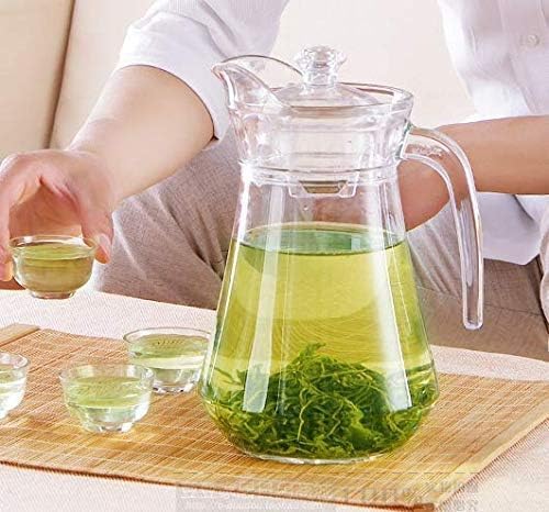 PATTAR Duck Pot 13L Glass Jug with Plastic Lid Drinking Beverage Jug Glass Water Jug for Home Use Glass Pitcher with Plastic Lid Drinking Beverage Jug Transparent Pack of 1 - Image 3