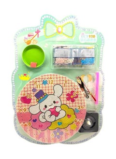 Generic Sequin Clock Frame: Turn your time into a sparkling, DIY masterpiece. Multicolor  - Image 2