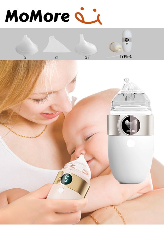 Momore Automatic Nasal Aspirator Vacuum Cleaner For Infant With 3 Silicone Tips  - Image 2