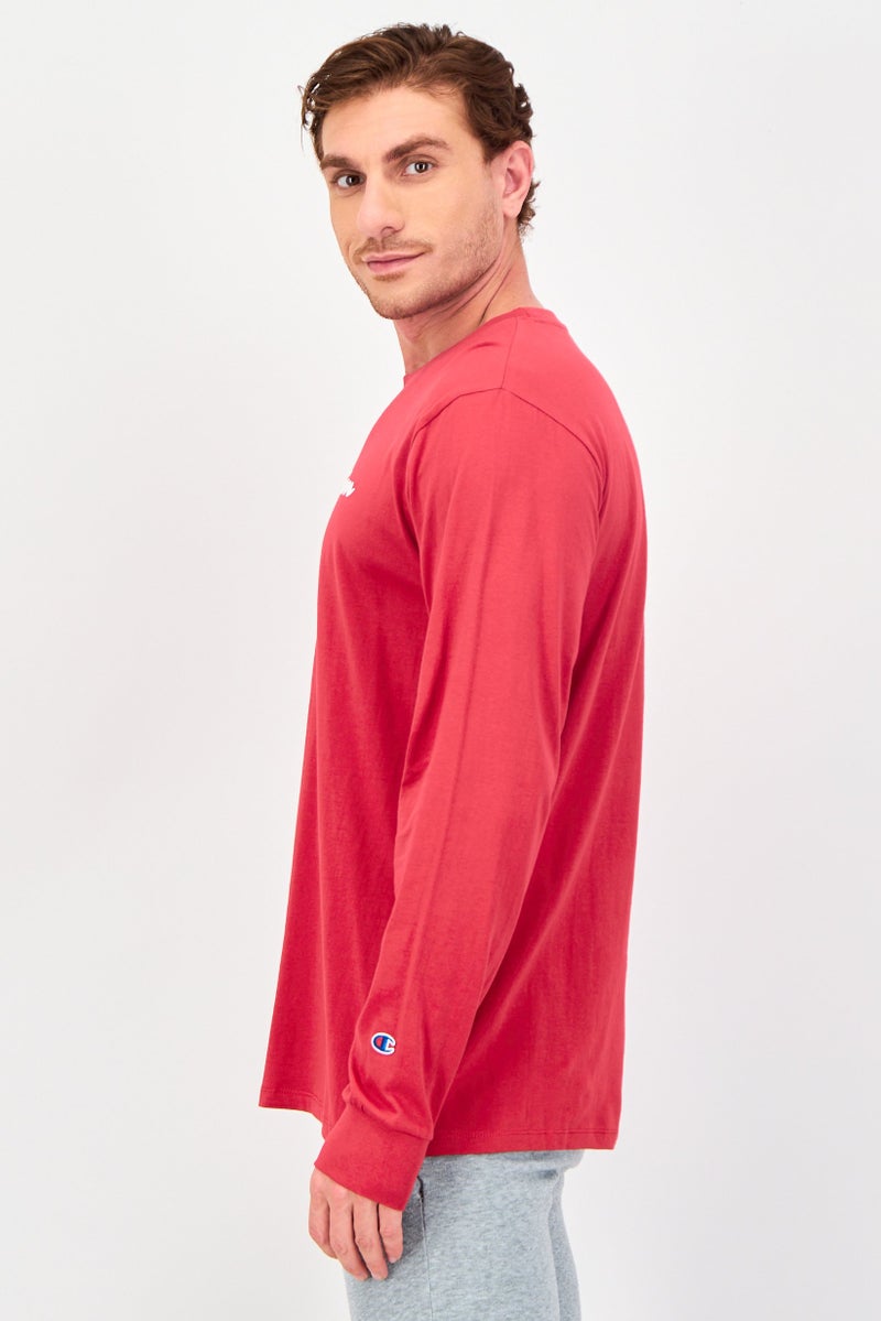 Champion Men Sportswear Fit Short Sleeve Outdoor T-Shirt, Red - Image 3