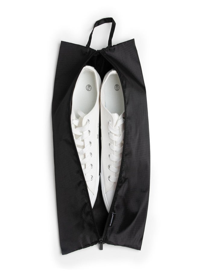 بروكستون مجموعة مكعبات التعبئة من بروكستون، 4 قطع، منظم أمتعة وملابس وحقيبة أحذية، مستلزمات السفر، لون كحلي - Image 3