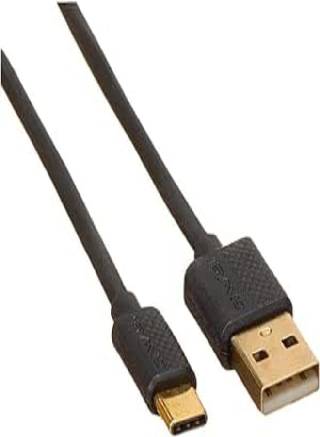 Awei CL-89 USB To Type-C Fast Charging Cable And Data Transmission For Mobile Phone 1000mm - Black