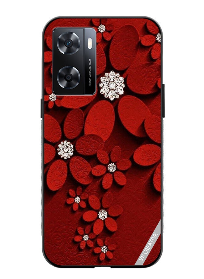 VR CREATIVE Protective Case Cover For OnePlus Nord N20 SE Flower Design Multicolour - Image 1