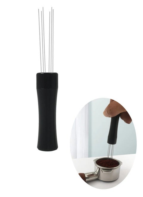 Coffee Needle Powder Dispenser Espresso Aluminum Alloy Lump Breaker Loose Powder, Espresso Machine Cloth Powder Needle