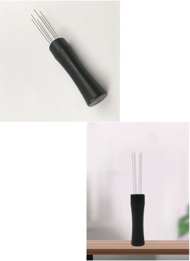 Coffee Needle Powder Dispenser Espresso Aluminum Alloy Lump Breaker Loose Powder, Espresso Machine Cloth Powder Needle