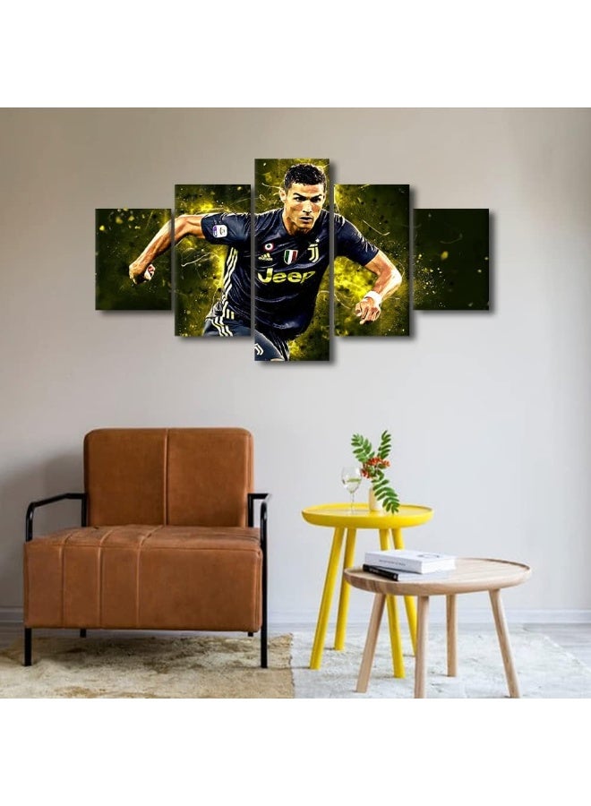 EMODA صورة موقعة من كريستيانو رونالدو، أسطورة ريال مدريد، بحجم A4 - هدية مطبوعة لمحبي ريال مدريد - توقيع مُعاد إنتاجه رقميًا - بدون إطار، 8.3 × 11.7 بوصة (21 × 29.7 سم) - Image 2