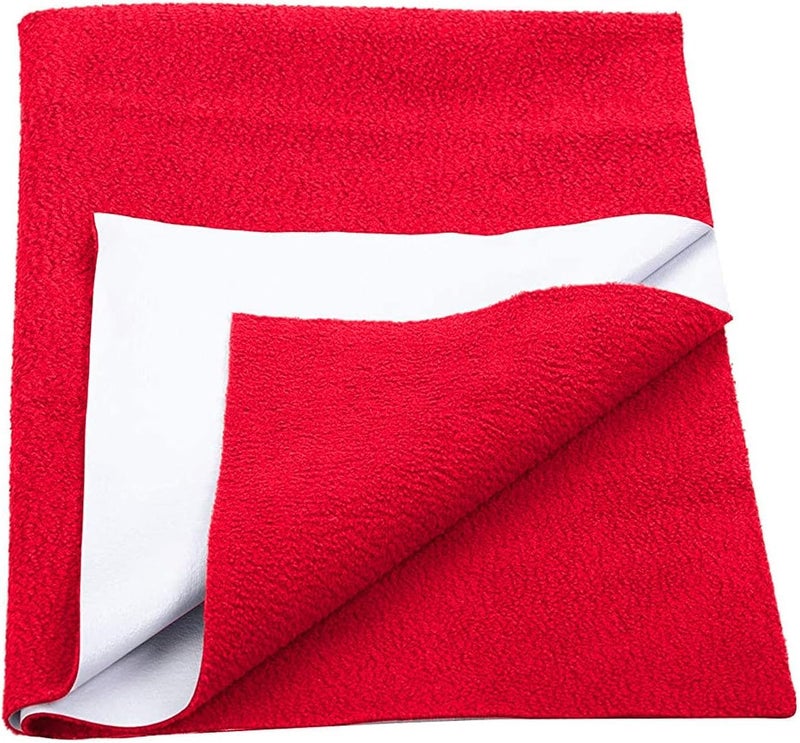 Tensifree Instadry Anti-Piling Fleece Extra Absorbent Quick Dry Sheet for Baby, Baby Bed Protector, Waterproof Baby Sheet, (Large, 1) - Image 1