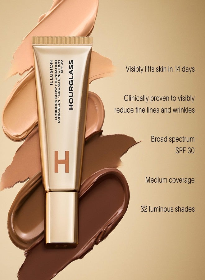 أورجلاس كريم أساس Hourglass Illusion Luminous Glow مع عامل حماية من الشمس SPF 30 - Image 5