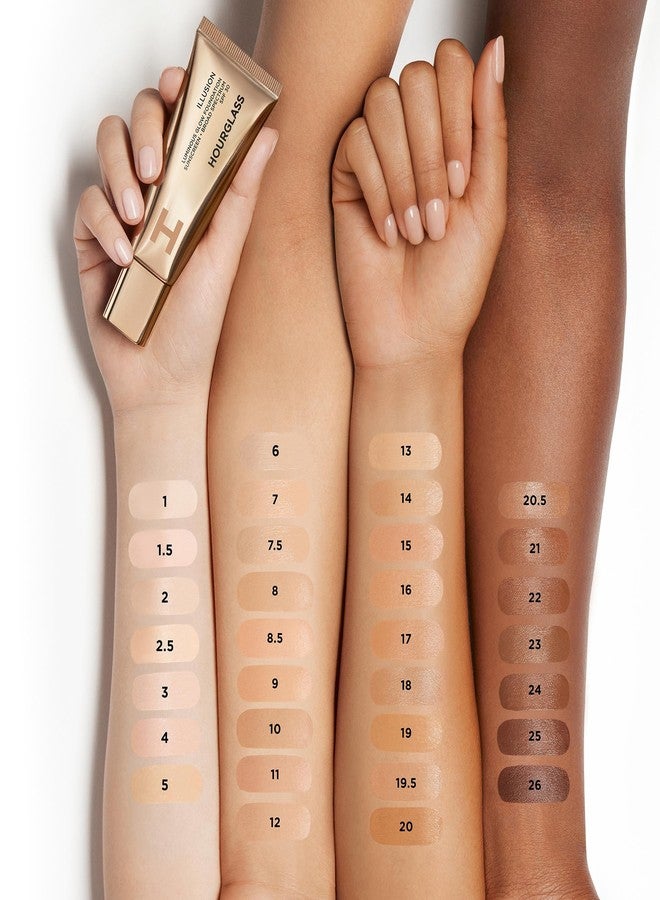 أورجلاس كريم أساس Hourglass Illusion Luminous Glow مع عامل حماية من الشمس SPF 30 - Image 4