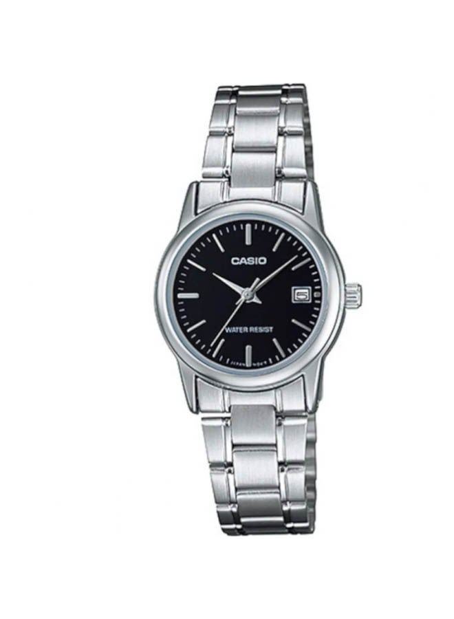 كاسيو ساعة يد من ستانلس ستيل بعقارب LTP-V002D-1AUDF - Image 1