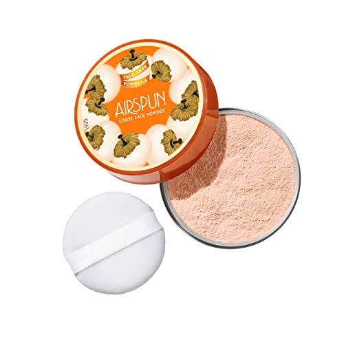 Airspun Loose Setting Powder TalcFree Pore Minimizer Oil Absorbing Face Powder Honey Beige - Image 3