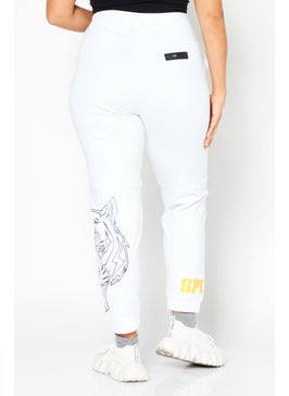 Women Sportswear Fit Brand Logo Training Pants, White Combo - pzsku/Z29EF6E8E60C7F67F3FB0Z/45/_/1735568113/22000a76-57b9-426f-b4ec-5b7ff77804e2