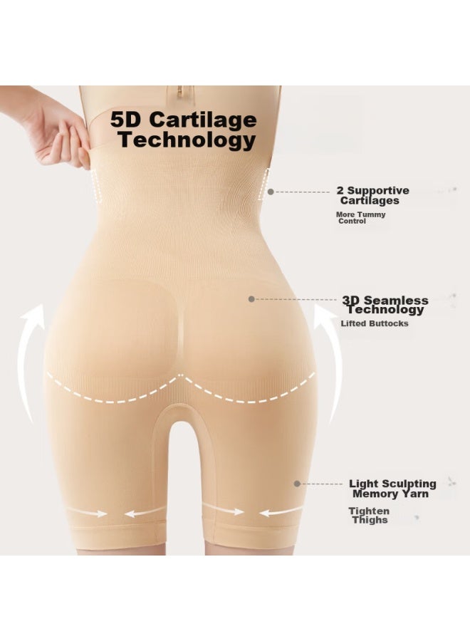 Bejirog Beiji Rong Tummy Control Pants, Waist-slimming Safety Shorts, Anti-exposure Device, Plus Size, Thin Shaping Waist-high Butt-lifting Pants For Women, Summer  - Image 3
