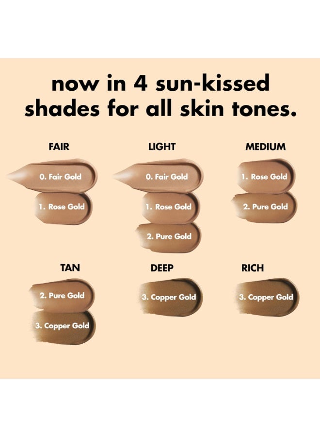 إلف e.l.f. SKIN قطرات التسمير (Bronzing Drops) - برونزر سائل للوجه والبشرة، يمنح إشراقة بلون الشمس، غني بفيتامين E، منتج نباتي ولم يُختبر على الحيوانات - درجة "الذهب الخالص" (Pure Gold) - 30 مل - Image 4