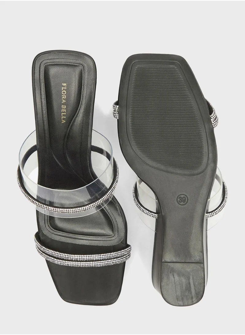 shoexpress Double Strap Wedge Sandals