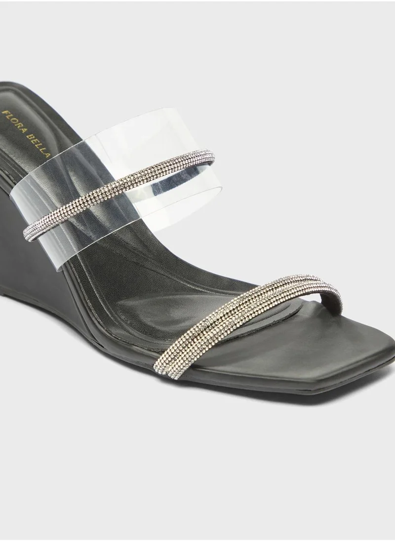 shoexpress Double Strap Wedge Sandals