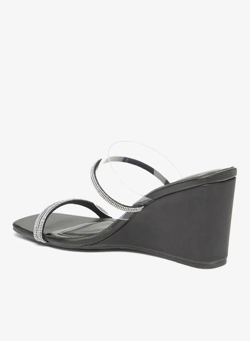 شو اكسبرس صنادل ويدج بحزام مزدوج