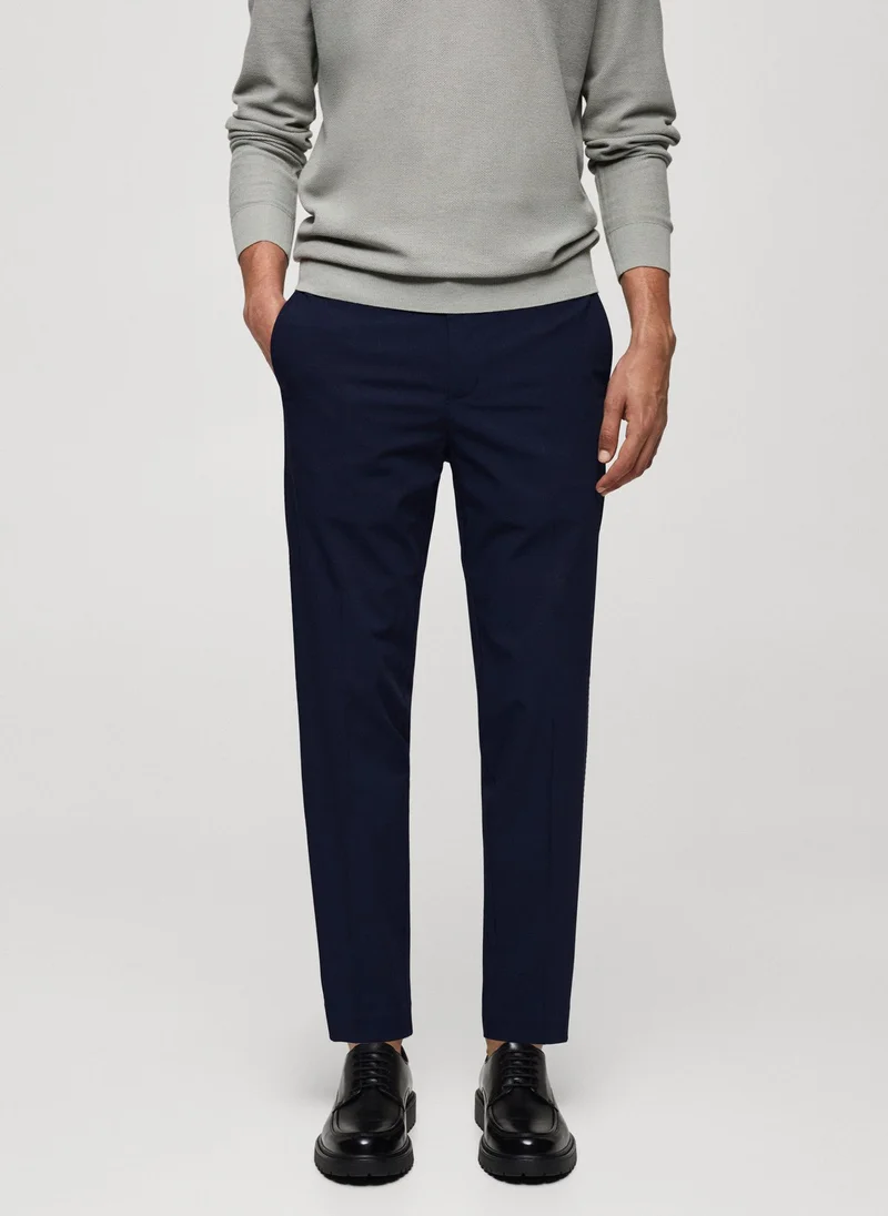 مانجو مان Slim Fit Stretch Trousers