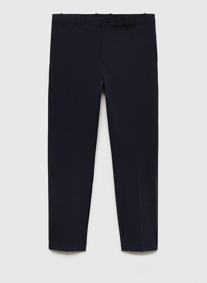 Mango Man  Slim Fit Stretch Trousers for Men | Best Price UAE