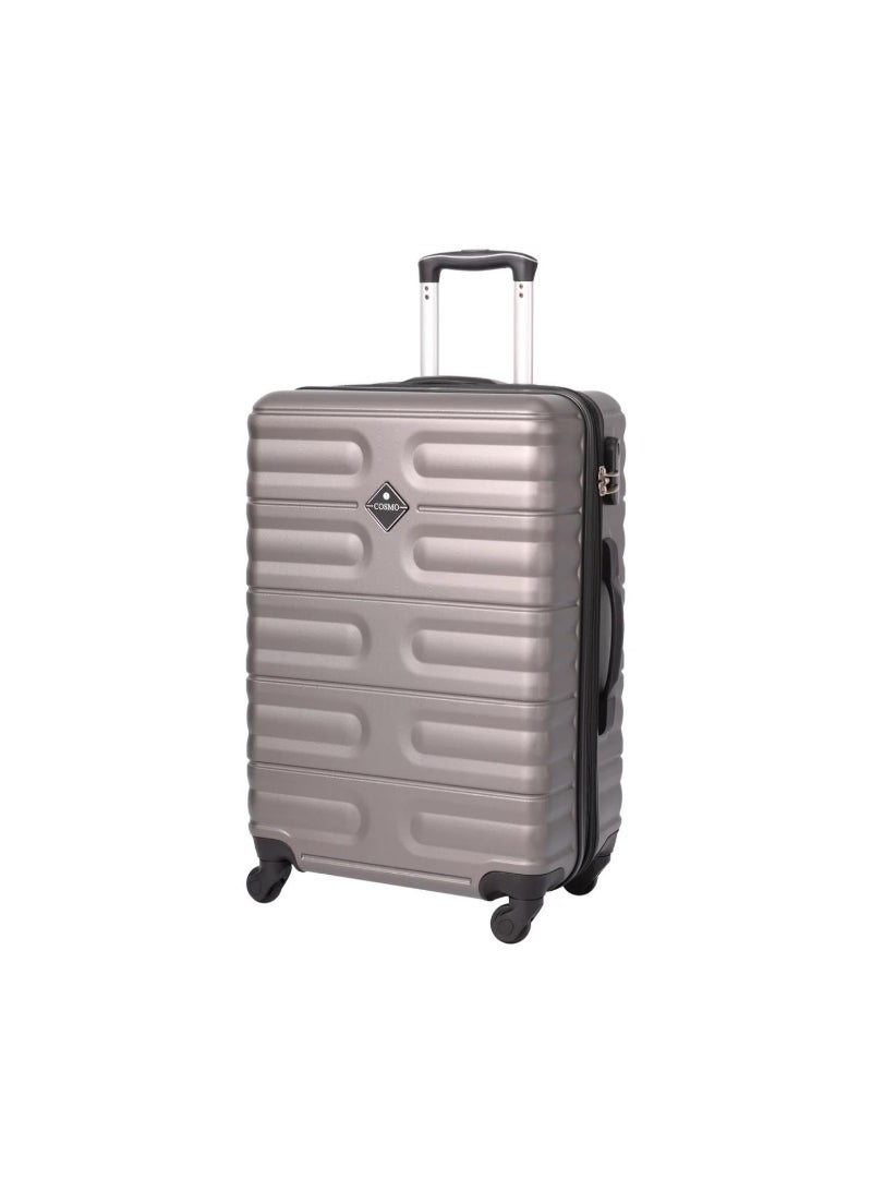 Cosmo Starline 4 Wheel Hard Trolley, 50 cm, Grey