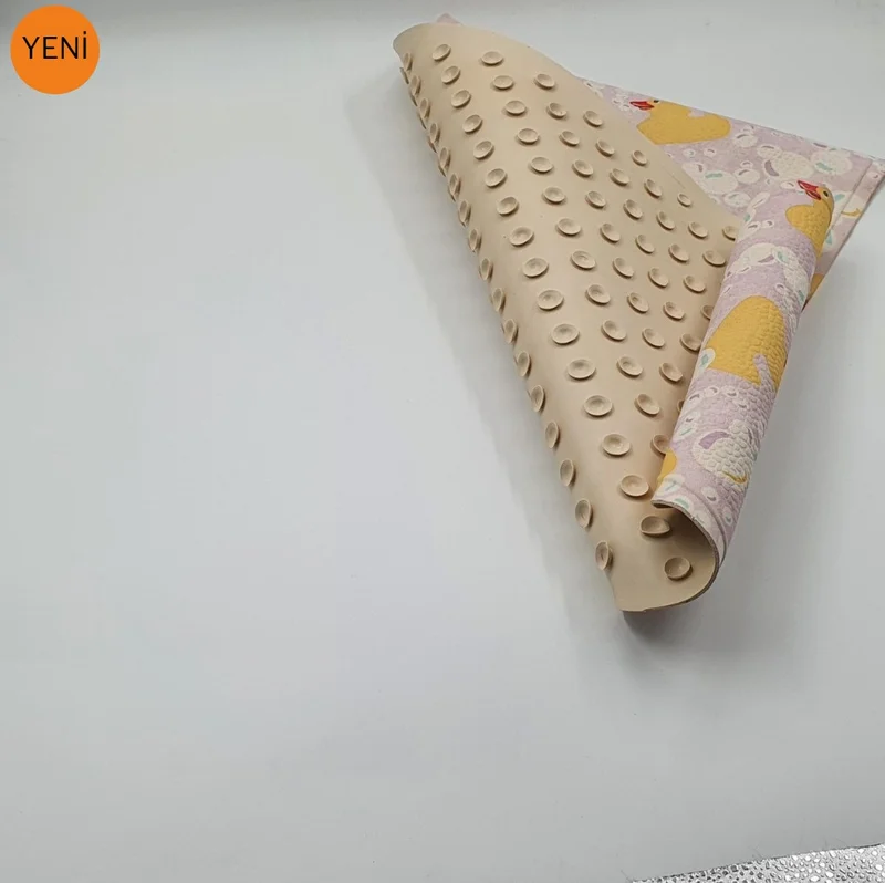 ستايل Shower Cabin Bathtub Vacuum PVC Non-Slip Hygienic Mat 40 x 70 Twinswan