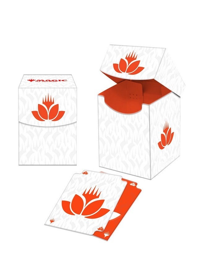 ألترا برو - Mana 8 100+ صندوق سطح السفينة - لوتس للسحر: التجمع ، المخازن والاحتفاظ ب 100 بطاقة ذات حجم قياسي ، صندوق حامل بطاقة سطح السفينة الواقية المتينة