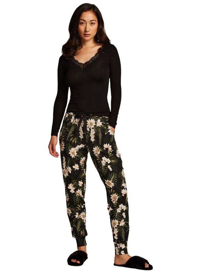 hunkemoller Jersey Pyjama Pants  - Image 1