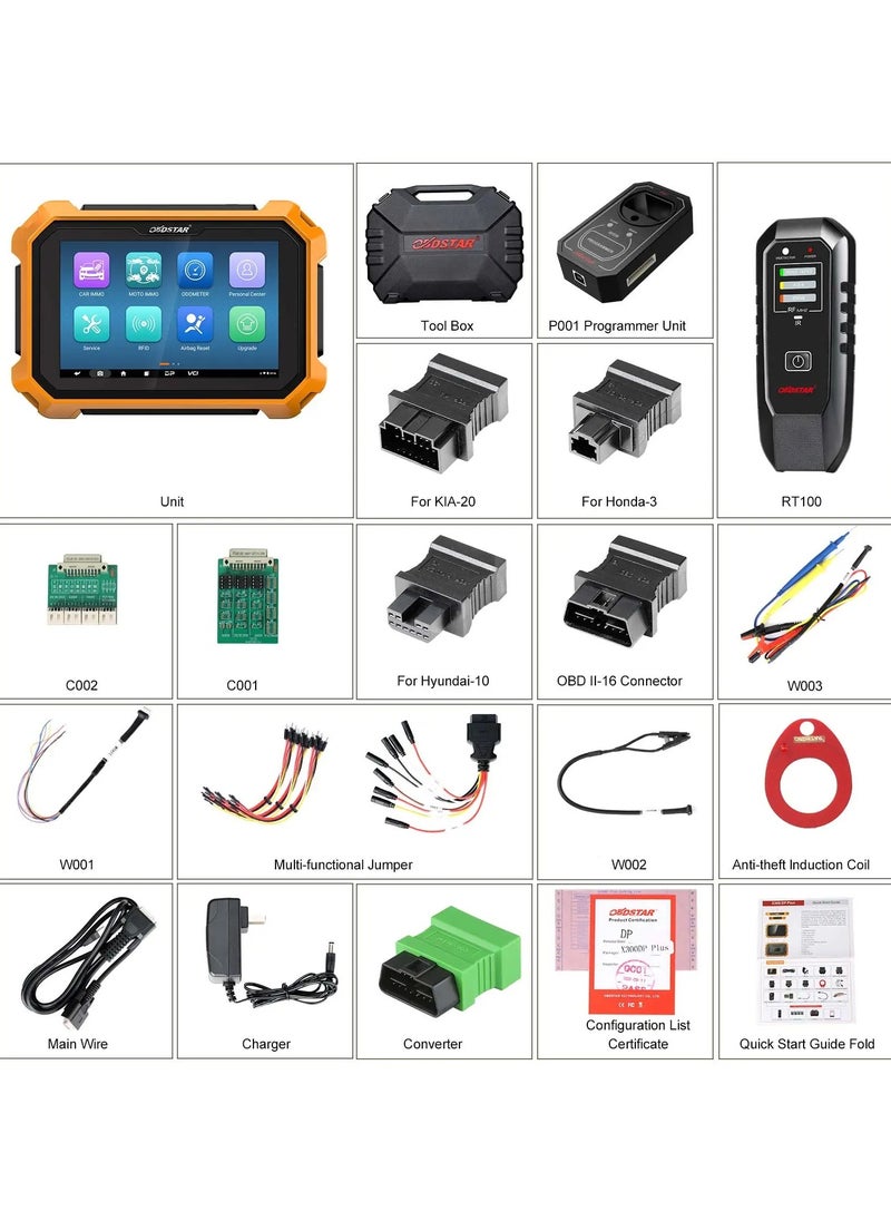 OBDSTAR - Obdstar X300 DP Plus X300dp Full Version C Key Programmer Support ECM Programming Add Airbag Function 2 Years Free Upgrade - Image 1