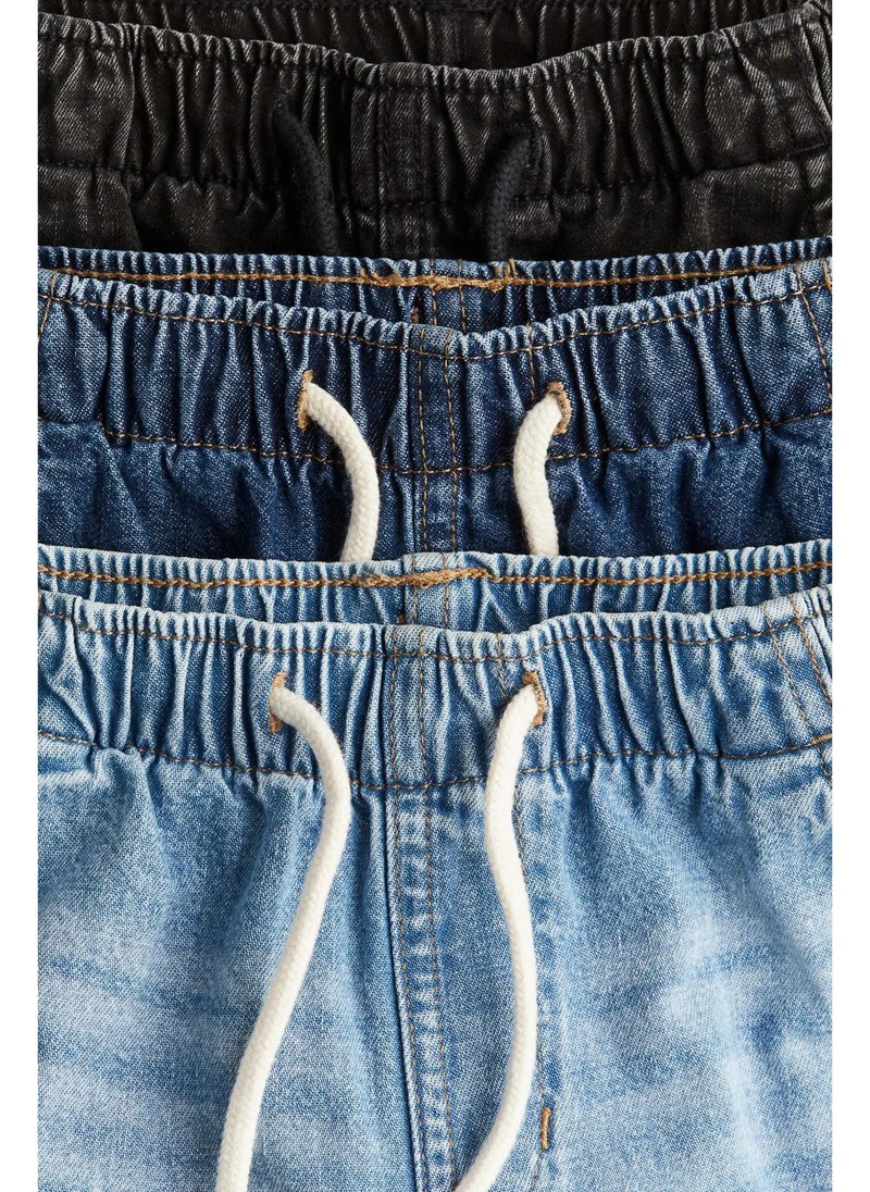 اتش اند ام 3-pack denim joggers