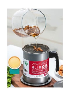 Generic Oil Dispenser, Glass Oil Jug with Leak-Proof Lid, 500ml Kitchen Oil Pourer  - Image 2
