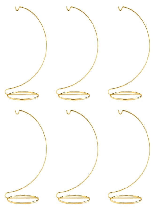 كرييتف هوبيز حوامل عرض زينة عيد الميلاد المعدنية الذهبية من كرييتف هوبيز®، بارتفاع 11 بوصة - عبوة من 6 قطع - Image 1