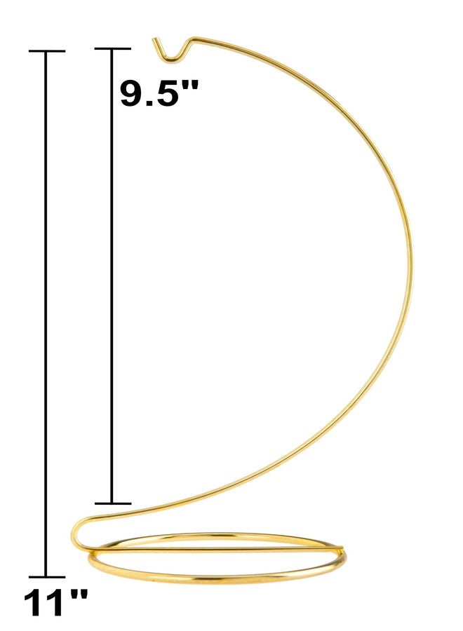 كرييتف هوبيز حوامل عرض زينة عيد الميلاد المعدنية الذهبية من كرييتف هوبيز®، بارتفاع 11 بوصة - عبوة من 6 قطع - Image 2