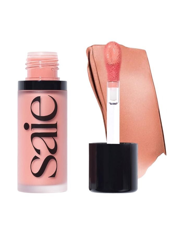 SAIE Dew Blush - Lightweight Blendable Liquid Blush, Rosy - soft pink 11g for a Natural Glow - Image 1