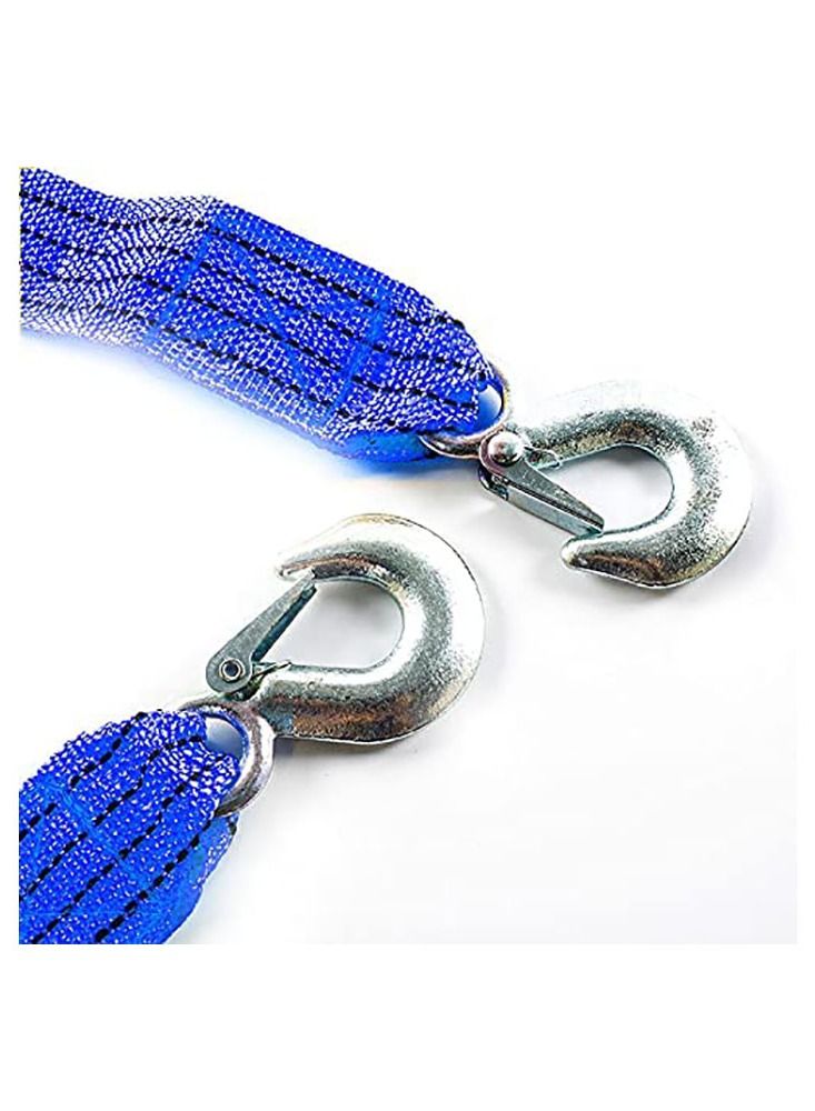 Generic Set of Universal heavy Stretch Tow rope with hooks for cars and trucks and cotton gloves - Image 4