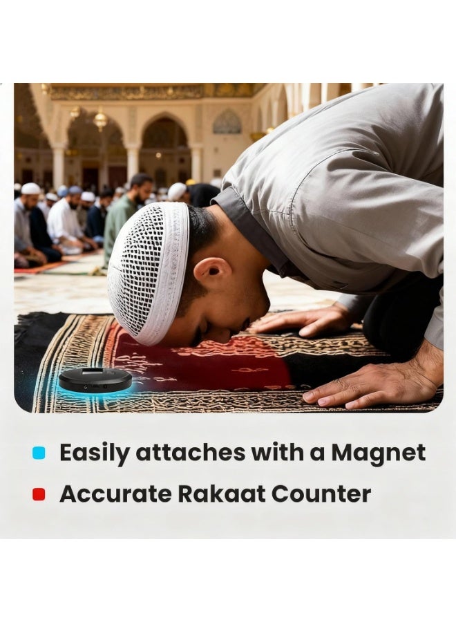 GoodTool 2-Pack GoodTool Smart Counter with Infrared Sensor, Portable Muslim Prayer, Prayer Timing Reminder, Battery Powered Digital Tally Counter - Image 3