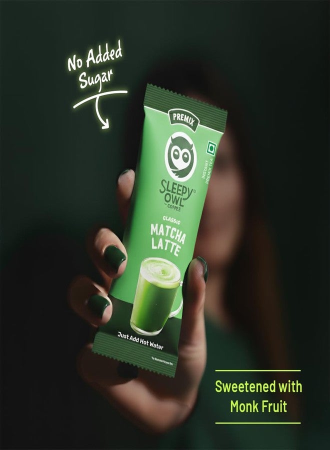 Sleepy Owl Classic Matcha Premix, Sourced From Japan, Frothy & Creamy Cafe-Style Matcha at Home, Just Add Hot Water, Pack of 3 Sachets, 54g (18g x 3) - Image 3