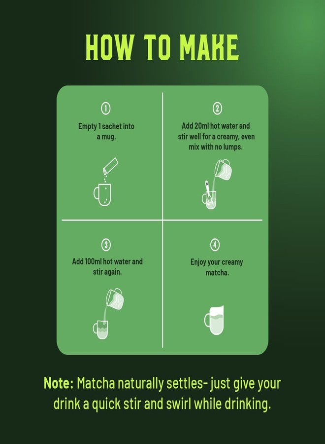 Sleepy Owl Classic Matcha Premix, Sourced From Japan, Frothy & Creamy Cafe-Style Matcha at Home, Just Add Hot Water, Pack of 3 Sachets, 54g (18g x 3) - Image 4