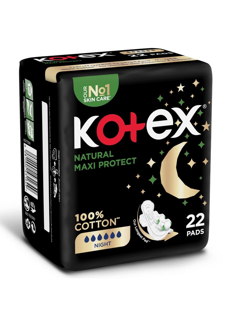 Kotex Sanitary Pads 22 Thick Pads with Wings - Image 1