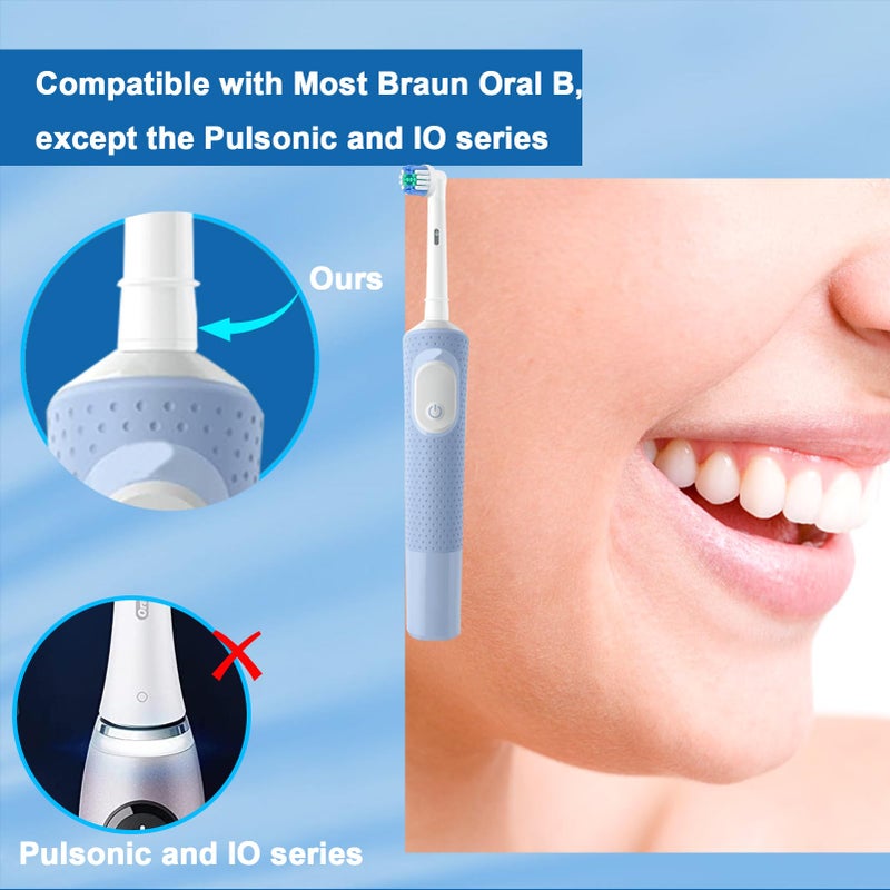 ARTCESAR 12 Pack Replacement Toothbrush Heads for Oral B Braun,Soft Precision Electric Toothbrush Heads,Deep and Precise Cleaning for Most Oral B Replacement Heads Refills - Image 2