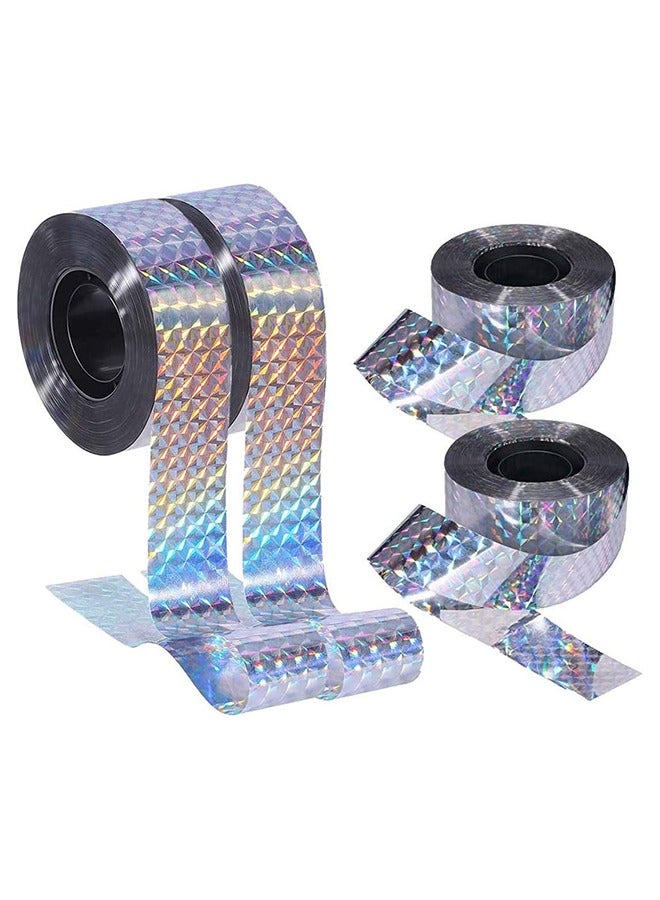 Bukela Bird Repellent Scare Tape, Keep Away Pigeons, Ducks, Crows and More, Deterrent Works, 80m x 2.4cm, 4 PCS - Image 1