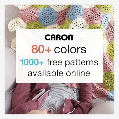 Caron Simply Soft Paints Yarn (4) Medium Worsted Gauge 100% Acrylic - 5oz - Oceana - Machine Wash & Dry - Image 5