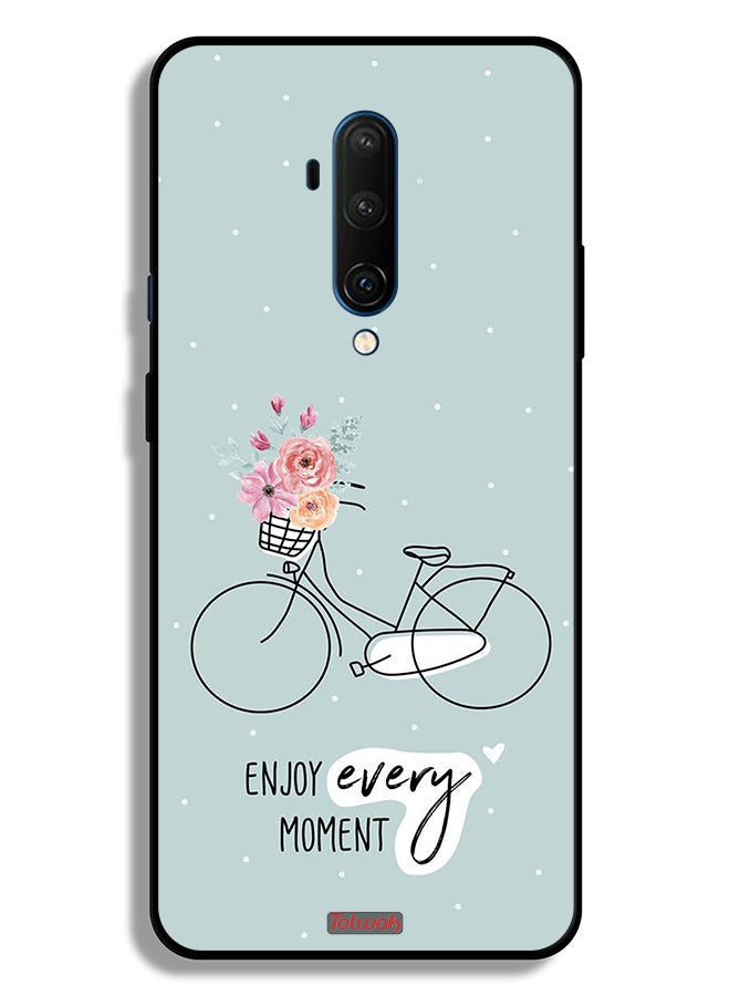 Tolwak OnePlus 7T Pro Protective Case Cover Enjoy Every Moment - Image 2