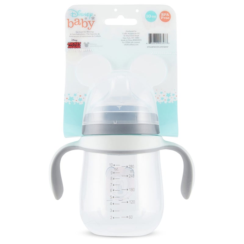 Disney Sippy Cups for Toddlers, Learner Cups for Kids with Pacifier, BPA-Free Trainer Cup with Handles, Leak-Proof Minnie Mouse and Mickey Mouse Sippy Cups, Perfect Unisex Gift for Children - Image 4