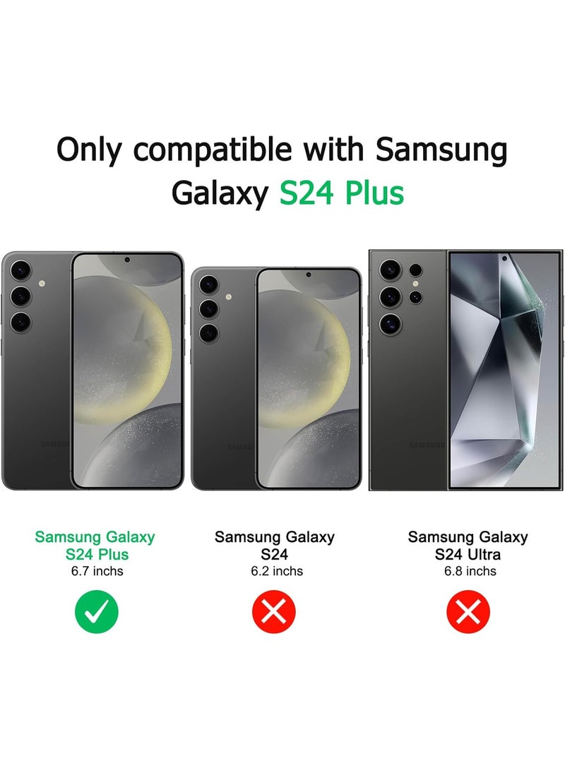 Houmt Samsung Galaxy S24 Plus Silicone Protective Phone Case Anti-Scratch with Microfiber Lining Cover For Samsung Galaxy S24 Plus 6.7-inch - Image 2