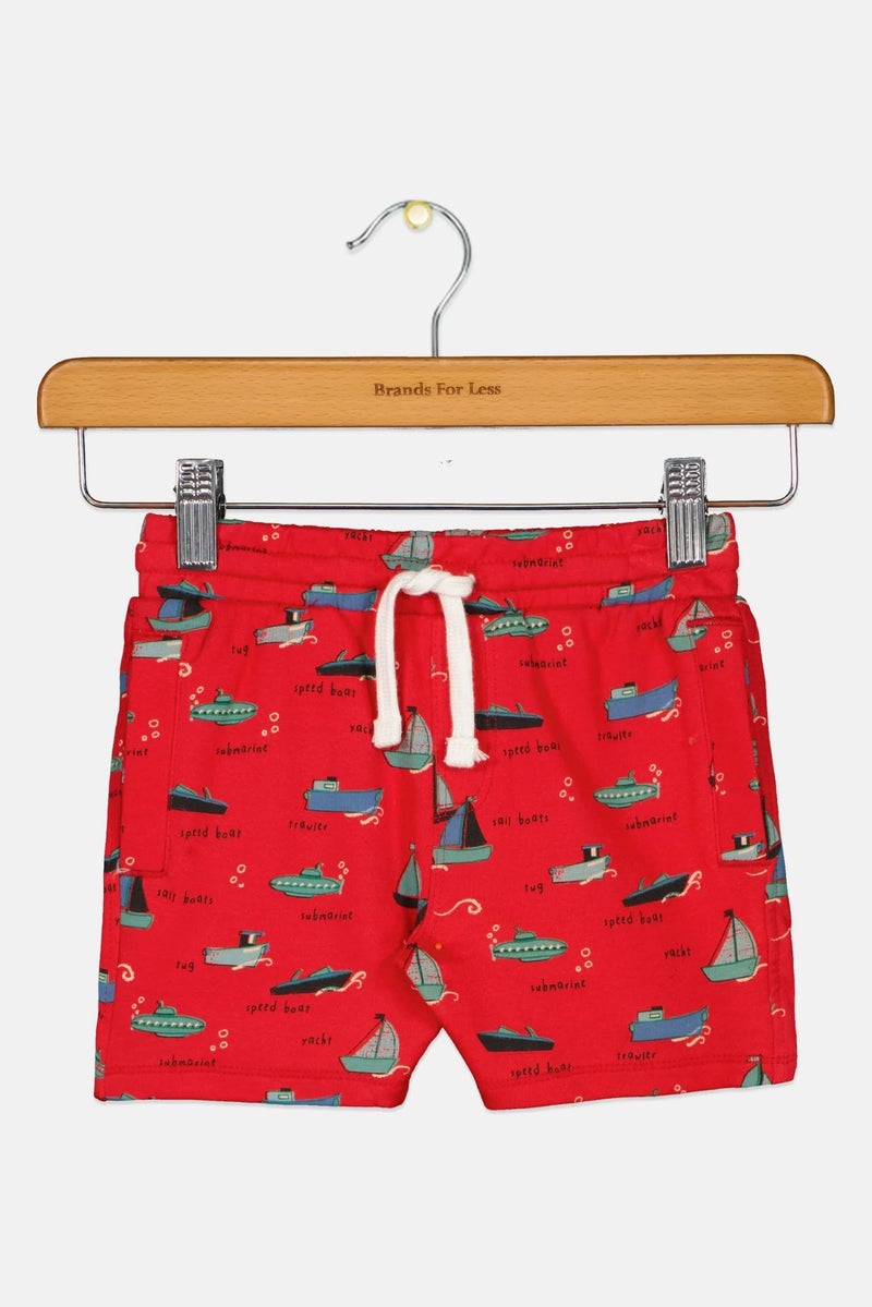 Hamleys Kids Boy Allover Print Basic Shorts, Multicolor - Image 2