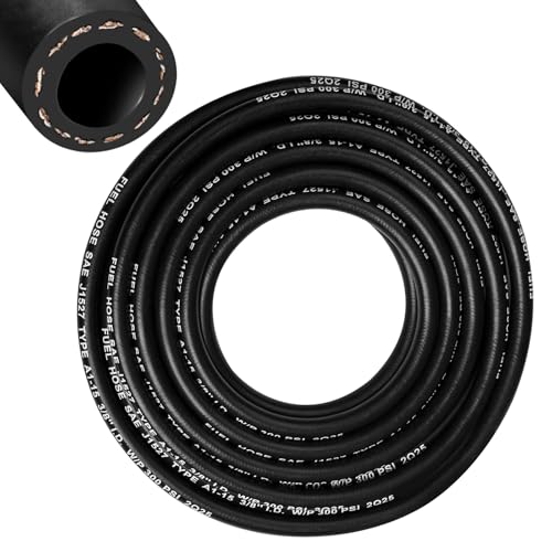 Kuosbiu 10FT 38 Marine Fuel Line Hose SAE J1527 300PSI High Pressure Submersible NBR Fuel Hose Type A115 - Image 1