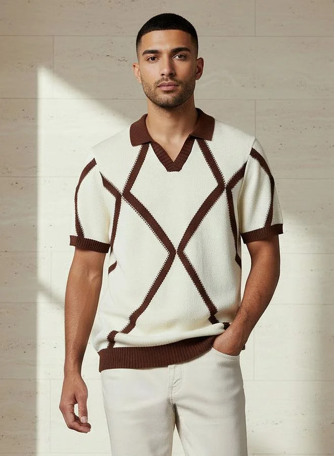 Iconic Iconic Men Short Sleeves Johnny Collared Polo T-shirt